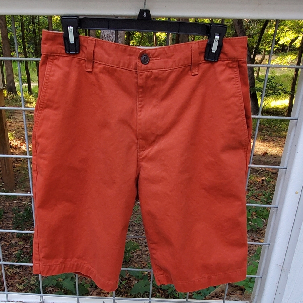 Dockers Mens Dress Shorts Size 30 Rust Orange